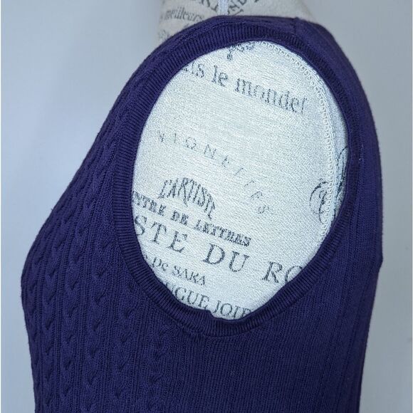 90s purple sweater vest - Picture 6 of 7